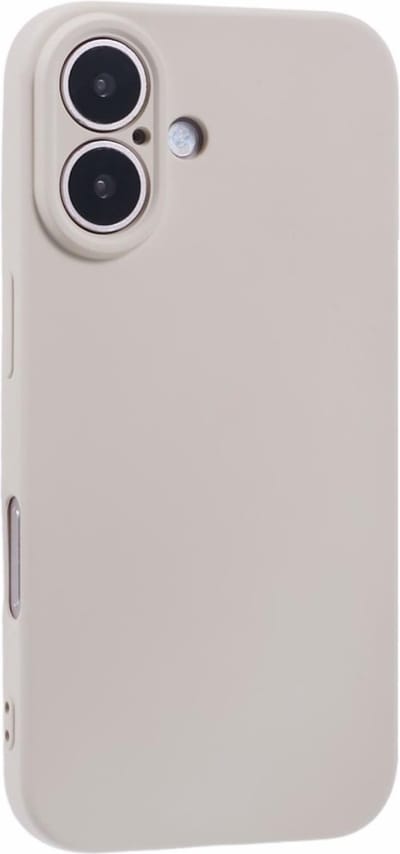 Coverup Hoesje - Geschikt voor iPhone 16 Hoesje - Coverup Colour TPU Back Cover - Ecru