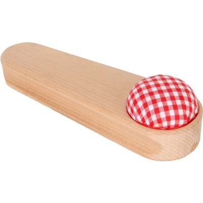 Quilters Clapper Speldenkussen Ontwerp Gladmakend Hout Eenvoudige Bediening Hardhout Kleermakers Clapper voor beige