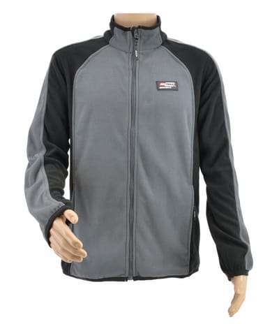 AWTOOLS T1 AW02440 Fleecevest - Maat S - Grijs/Zwart - Werkvest - Warm & Ademend - Hoogwaardig Polyester - Anti-Pilling - Met Steekzakken en Hoge Kraag - 5903678618230