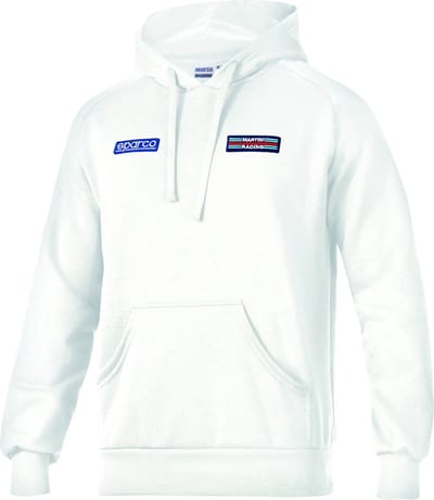 Sparco Martini Racing Big Stripes Martini Racing Hoodie - Marineblauw/Wit — XXL