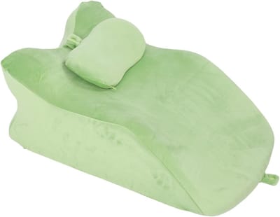 Leeskussen Bed - Rugsteun Kussen - Ontspannen Lezen - Verstelbare Hoofdsteun - 60x36x23cm - Groen