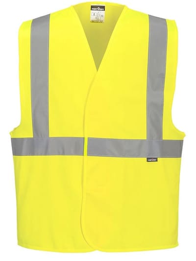 Portwest C472 Geel Veiligheidsvest - 4XL/5XL - EN ISO 20471 Klassen 2