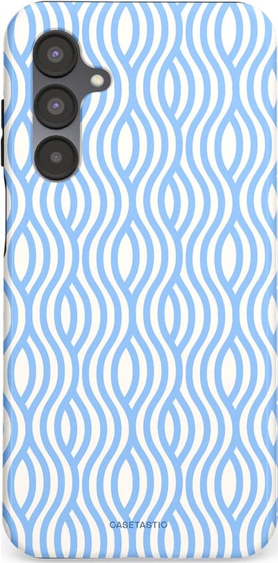 Casetastic Hoesje Geschikt voor Samsung A16 - Stijlvolle Beschermende Duo-layer Case - Zeegolf Patroon