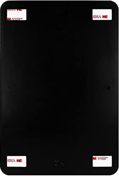 ADA-compatibel Toiletbord voor Bedrijven - Braille Badkamerbord met Dubbelzijdige Tape, 22,5 x 15,5 cm