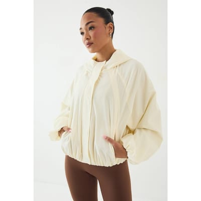 Dames Dsgn Studio Ballon Zoom Doorritsjack | Cream | Maat: XL