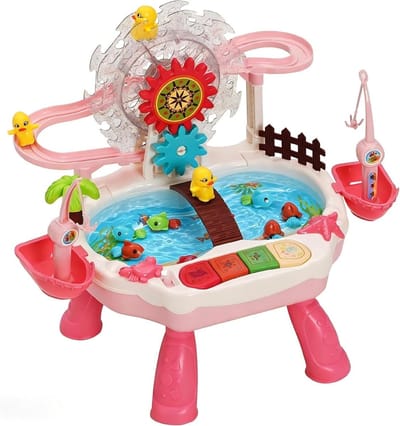 Elektrisch Vissenspel - Vangspel - Kinderspel - Automatisch Draaiend - 36 cm - Multicolor