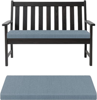 Tuinkussen Bank - Terraskussen - Comfortabel Zitten - Antislip & Wasbaar - 120/150/110 cm - Hemelsblauw