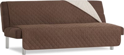 Belmarti Duo Click Clack bankbeschermer - 120 cm - Bruin