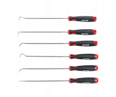 Set van 6 lange haken met handvat - AWTOOLS
