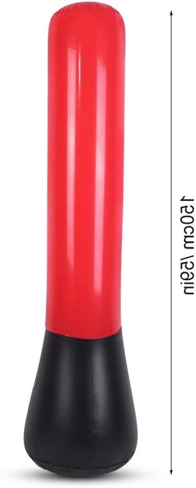 Hoogwaardige 160 cm Opblaasbare Stress Punch Toren - Vrijstaande Bokszak voor Fitness en Training met Voetpomp