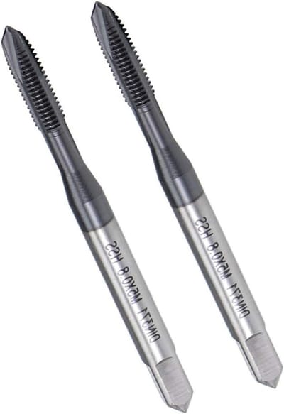Spiraalpunt draadfrees M5 x 0.8mm, H2 hoogwaardig staal, TICN coating, voor metrische schroefdraadbewerking en precisieboren