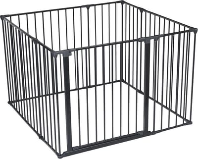 Safetots Grondbox, 105cm x 105cm, Zwart, 70cm Hoog, Baby Speelpen