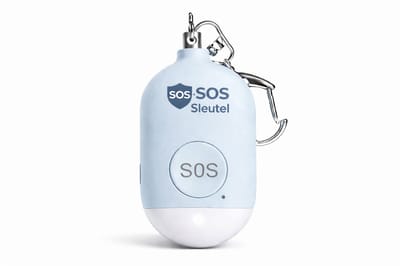 Persoonlijk Alarm Sleutelhanger 130dB – SOS Noodalarm – Veiligheid voor Vrouwen & Kinderen – Compact met LED Licht