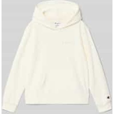 Hoodie van Katoenmix met Geborduurd label