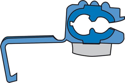 Kabelverbinders 1560 blauw blister 5-stuks