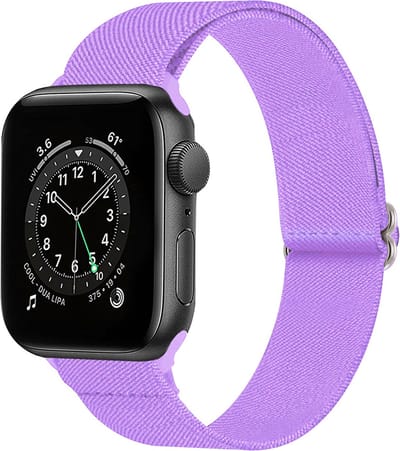 Bandje Geschikt Voor Apple Watch Bandje 38/40/41 mm Nylon Horloge Band Verstelbare Gesp - Geschikt Voor Apple Watch 1-8 / SE - 38/40/41 mm Nylon - Lila