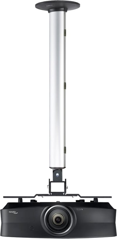 VCM Beamer Deckenhalterung | bis 50 kg | höhenverstellbar 120-230 cm | ausziehbare Projektor Halterung | Universal Deckenhalterung | CPM