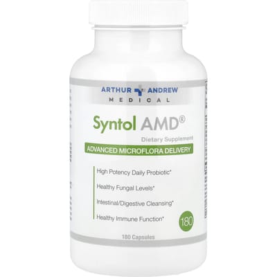 Syntol Amd, Verbeterde Levering van Microflora, 500Mg, 180 Capsules