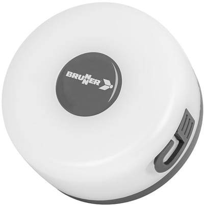 Brunner Starway Camping LED Lamp - Oplaadbaar - 8m Flexibel Lichtsnoer - 1800mAh Accu - IP44 - Voor Tent & Luifel - Meerdere Lichtstanden - Voor Binnen & Buiten