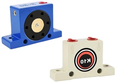Trillende Silo - Air Oscillator Feeder - Materiaal Transport - Roll Type Ontwerp - R-50/65/80 - Zilverkleurig