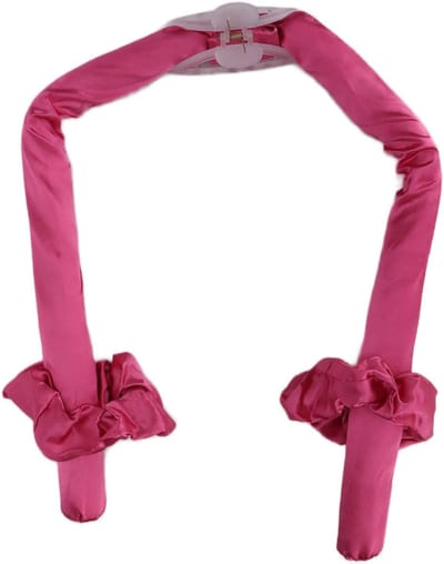 Haar Krulband - Zonder Hitte Krullen - Slaap Styling - Zachte Schuim Kern - 105cm Lengte - Rozen Rood