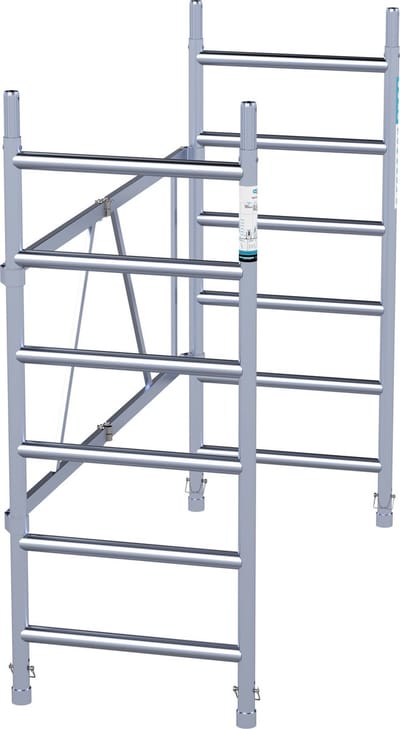 Kamersteiger compleet 75x190 3m werkhoogte platform met luik