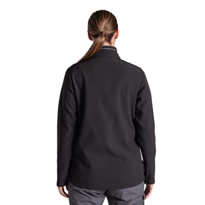Craghoppers Dames Expert Basecamp II Soft Shell Jas (Zwart)