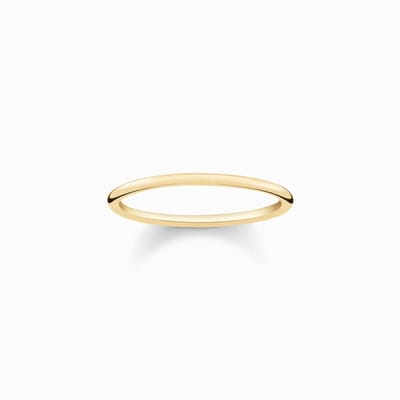 Thomas Sabo - TR2123-413-12-50 - Ring - Dames - 925er Zilver geel verguld - ringmaat 50