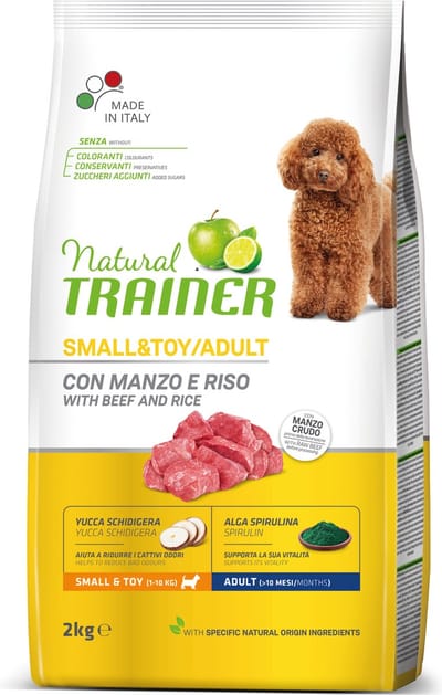 Natural trainer dog adult mini beef / rice - Default Title