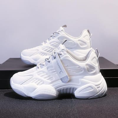 Nieuwe Zomer Sneakers Damesschoenen Ademend Mesh Platform Casual Schoenen Echt Leer Dames Loafers Vrouwelijk Witte Wandelschoenen 37 grijze kleur