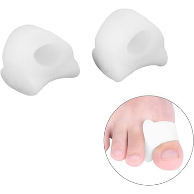 Gel Teen Scheiders Spreiders Bunion Spacers Rechtzetter Corrector Uitlijning HJ white