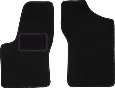 Voormatten zwart voor: Fiat Seicento hatchback (1998-2010)