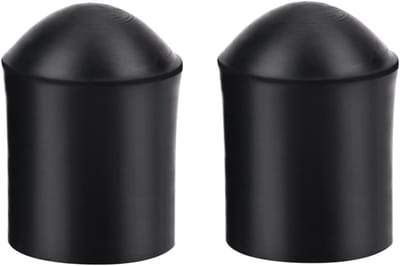 Cello eindpin tip cap set van 2, rubberen bescherming voor cello en contrabas eindpin, zwart