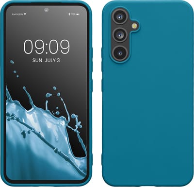kwmobile telefoonhoesje geschikt voor Samsung Galaxy A54 5G - Hoesje voor smartphone - Back cover in Caribisch blauw