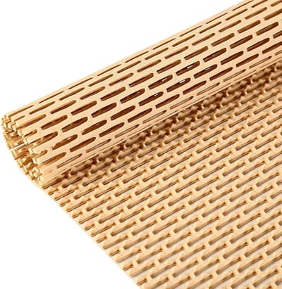 Antislip Vloermat - Afvoerende Mat - Vochtige Ruimtes - Opengewerkte PVC - 90x120 cm - Beige