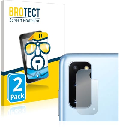 BROTECT - Screenprotector voor Samsung Galaxy S20 / 5G (Camera) - Folie Beschermfolie transparant 2 Stuks