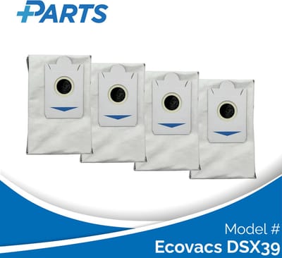 Ecovacs DSX39 Stofzakken (4 Stuks, Plus.Parts® alternatief voor DDB030025)