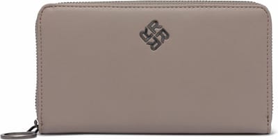 REPLAY Portemonnee Zip Around Wallet Iron Black Taupe