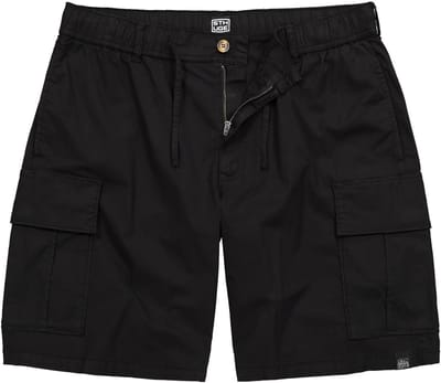 STHUGE - Heren - Cargo-bermuda baggy fit elastische tailleband - Zwart - Maat 52
