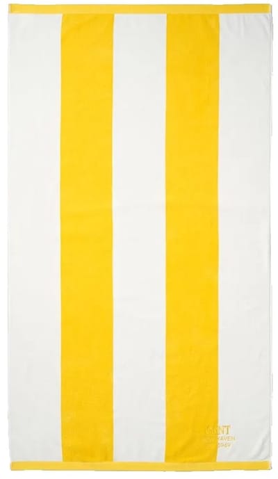 Gant 852014311 Handdoek Geel 100 x 180 cm