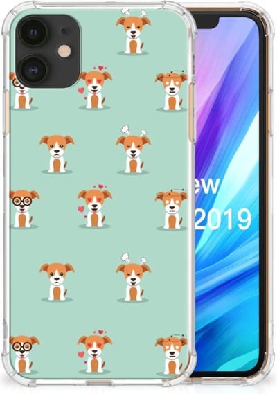 TPU Case Anti-Shock voor Apple iPhone 11 Case Anti-shock Pups