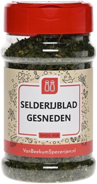 Van Beekum Specerijen - Selderijblad Gesneden - Strooibus 30 Gram