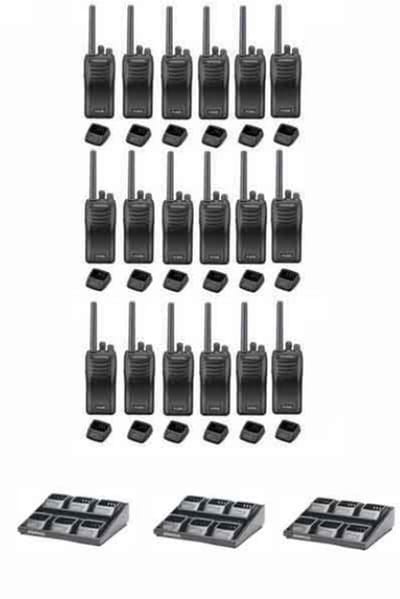 Set van 18 stuks Kenwood TK-3501 met 3 multiladers