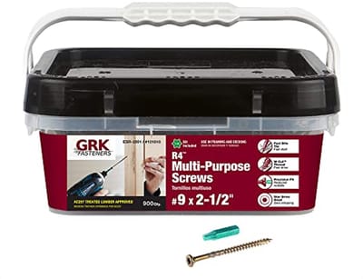Multi-Purpose Framing and Decking Screws 9x2.5 inch