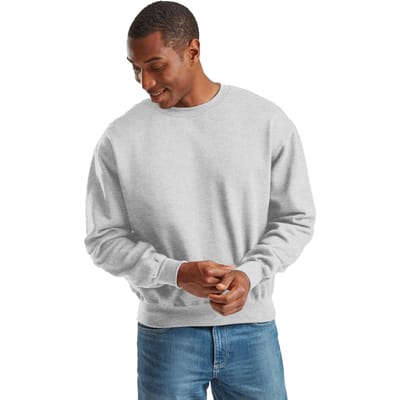 Fruit of the Loom Superkatoenen uniseks sweater voor volwassenen (Atletische Heide)