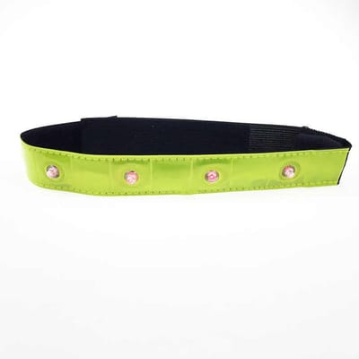Hardloop verlichting - Armband met verlichting - LED - Geel - Verstelbaar - Inclusief Batterij - Knipperend of Brandend Licht - 1 stuks - CHPN
