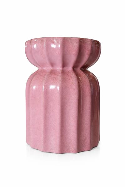 Serendipity - Keramische kruk - Oud Roze - Bijzettafel