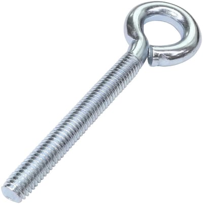 10x Oogbout M6x50 Schroefdraad - Verzinkt Stalen Oogschroef voor Bevestiging en Montage