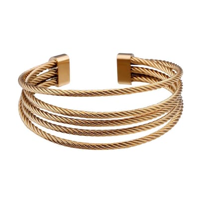 Marama - Armband Neave - damesarmband - bangle - RVS - stainless steel - gold plated