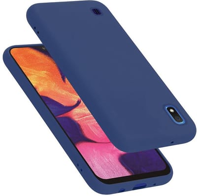 Cadorabo Hoesje geschikt voor Samsung Galaxy A10 / M10 in LIQUID BLAUW - Beschermhoes gemaakt van flexibel TPU silicone Case Cover